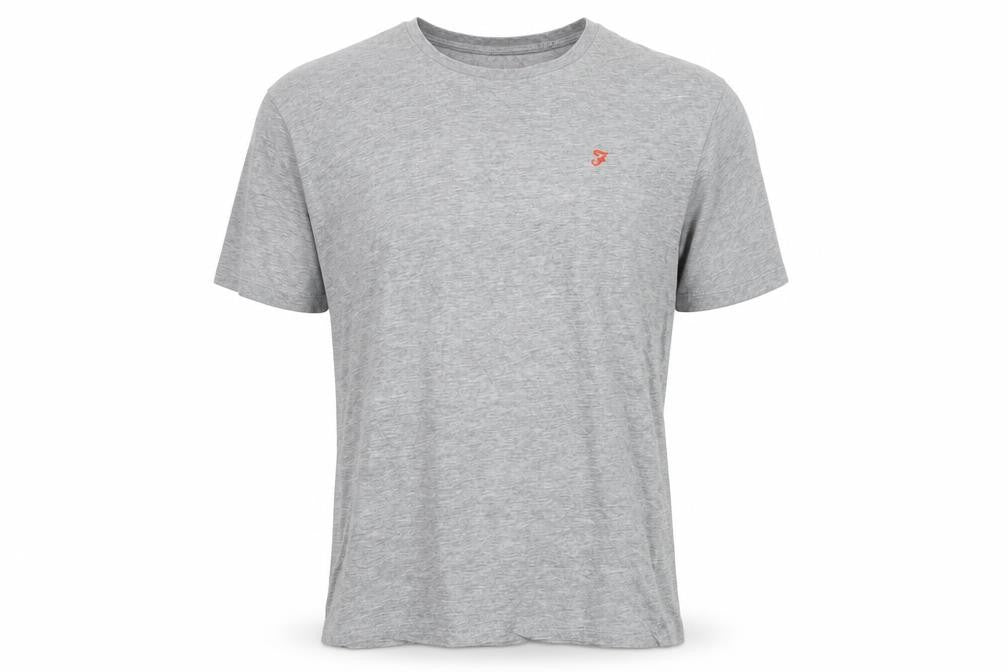 Mens UK Size L Farah Grey  Cotton Blend T-Shirt