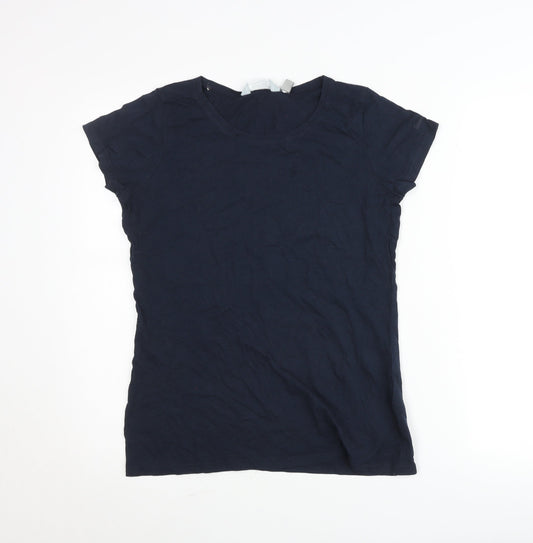 Regatta Womens Blue Cotton Crew Neck Short Sleeve T-Shirt UK 14