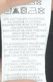 Denim Co. Women's Black Skinny Jeans Size 14 Slim Fit