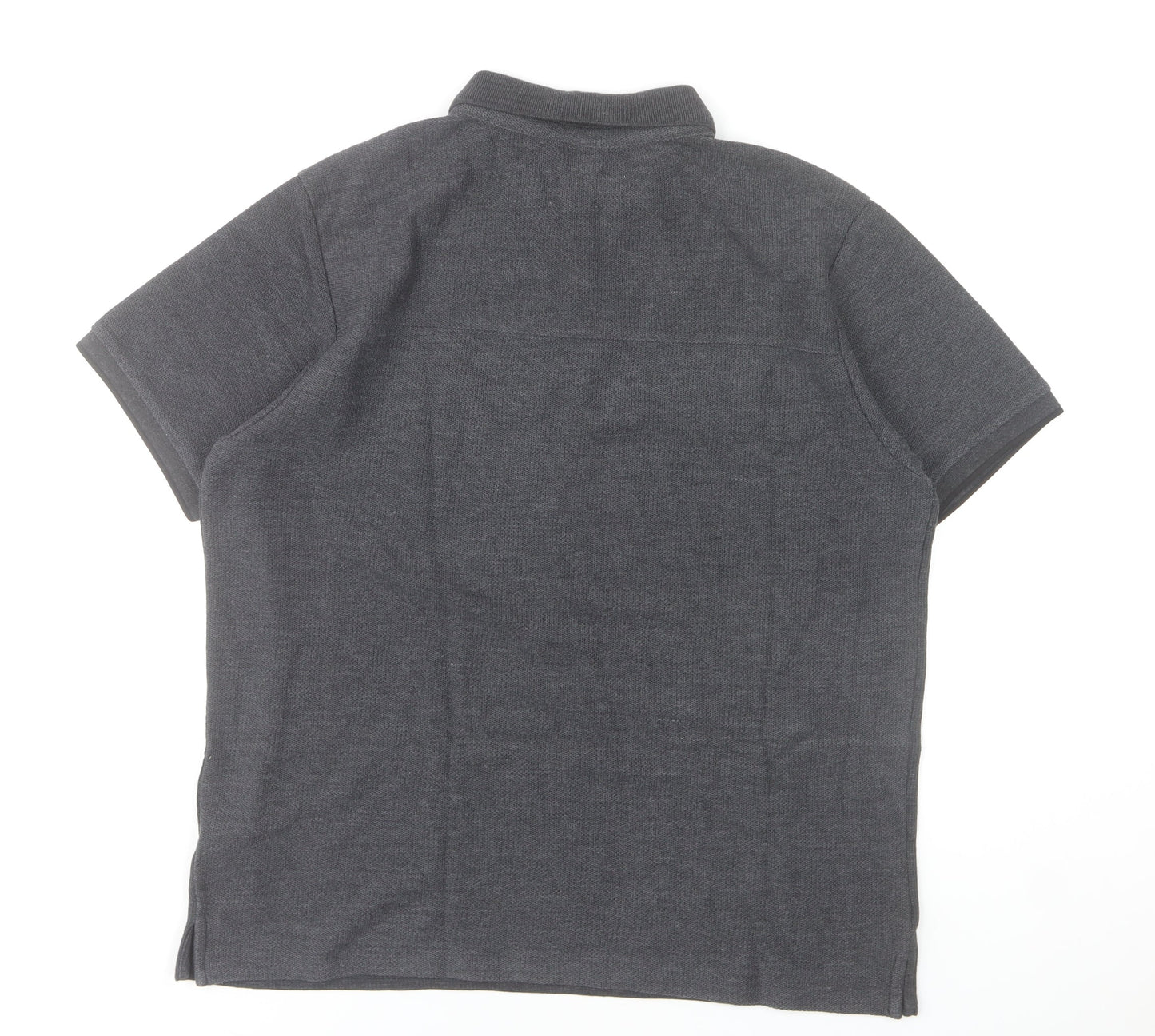 LFC Men’s Grey XL Polo Shirt Cotton Blend Short Sleeve Casual