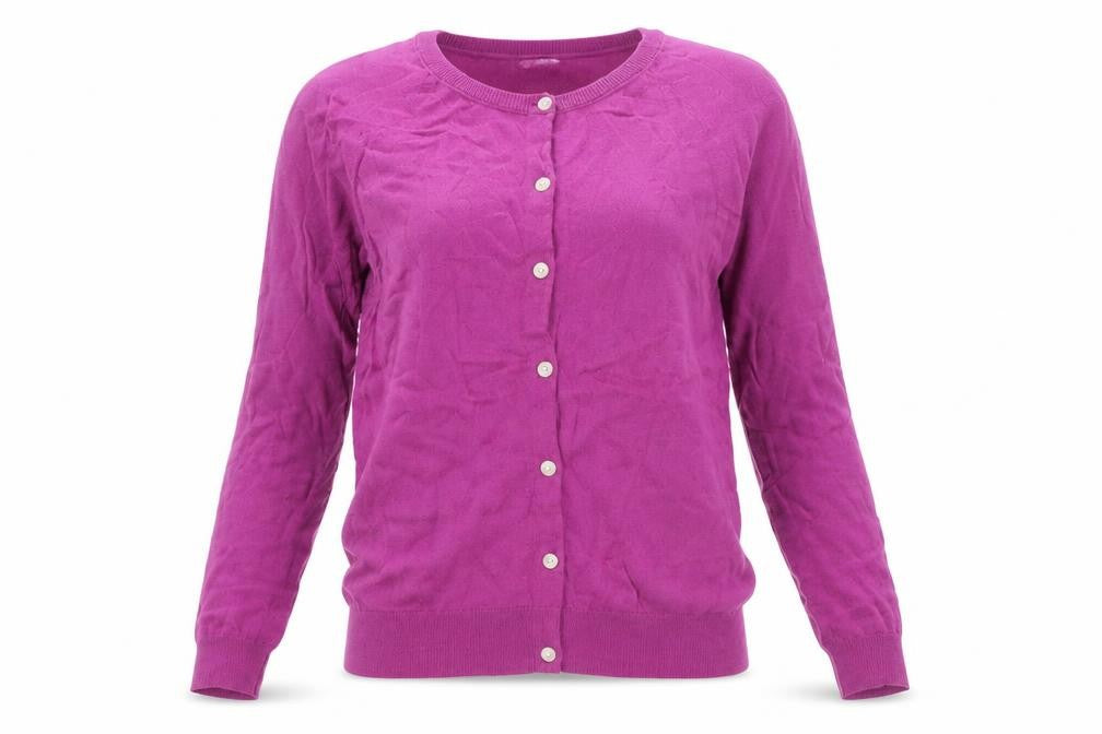 Gap Women’s Purple Knit Cotton Cardigan XS Long Sleeve Button Front