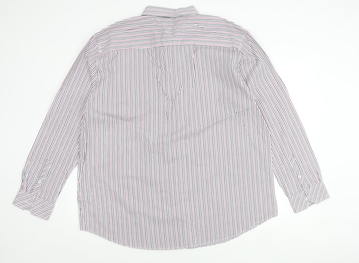 Thomas Nash Men’s Multicoloured Stripe 2XL Long Sleeve Shirt