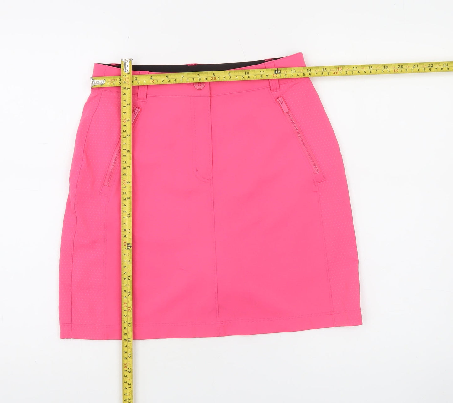 Calvin Klein Golf Women's Pink Skort UK 8 Nylon Stretch Activewear