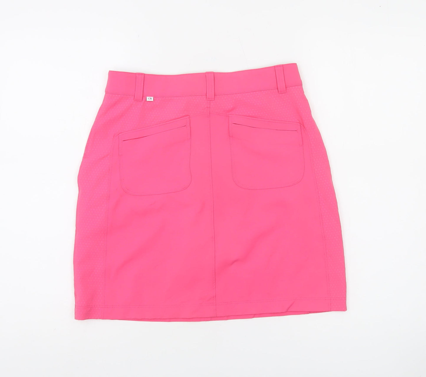 Calvin Klein Golf Women's Pink Skort UK 8 Nylon Stretch Activewear