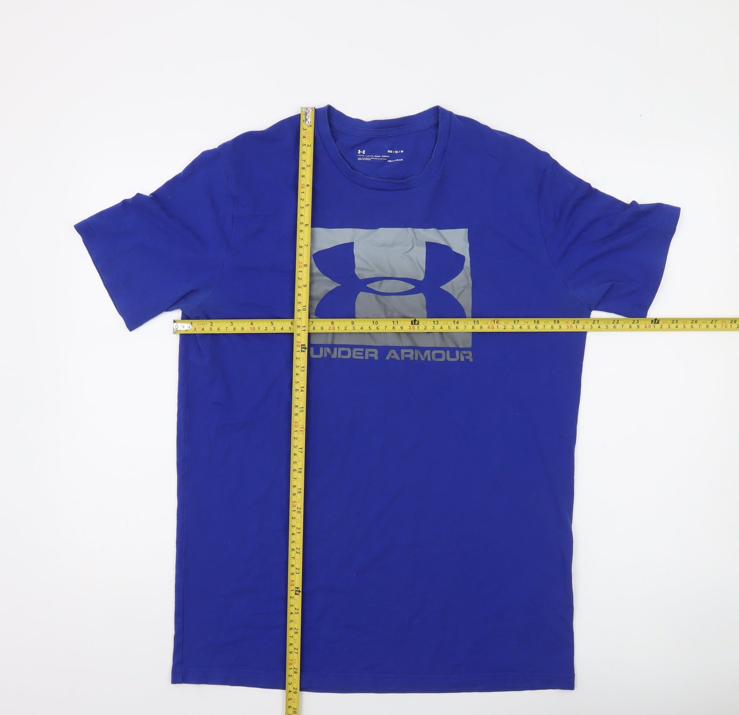 Under Armour Men's Blue HeatGear Graphic Sports T-Shirt Size M