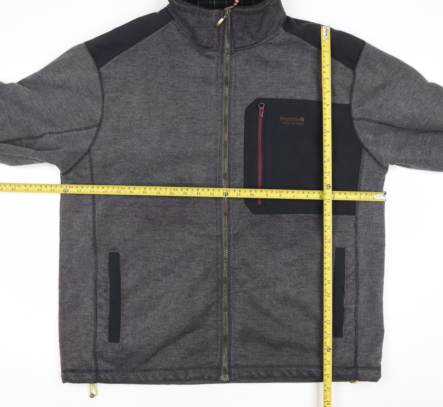 Regatta Men's Grey XXL Softshell Outdoor Jacket Full Zip Fleece Lined