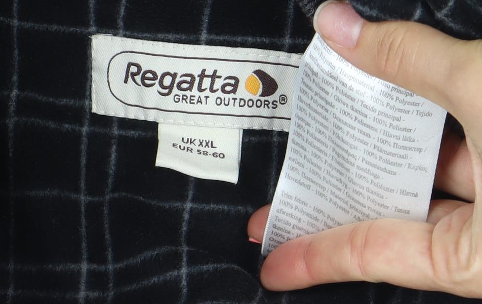 Regatta Men's Grey XXL Softshell Outdoor Jacket Full Zip Fleece Lined