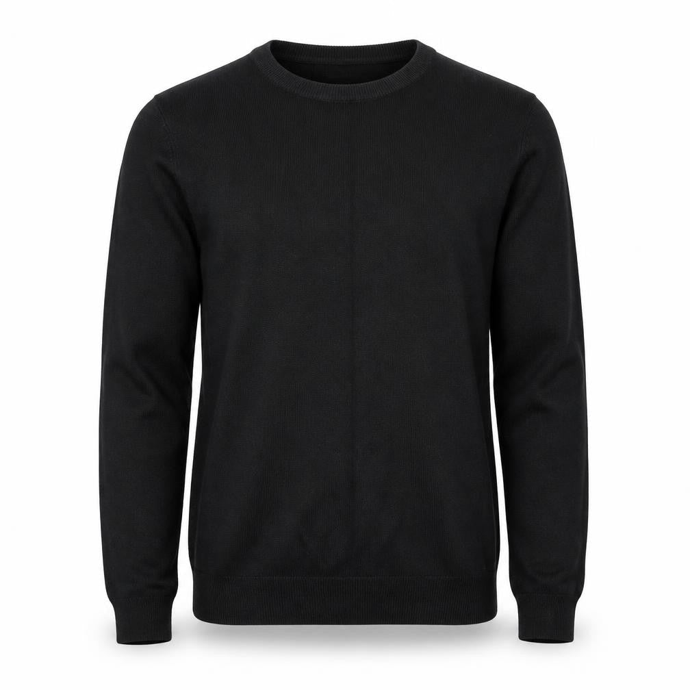 Next Men's Black Crew Neck Acrylic Jumper Size S