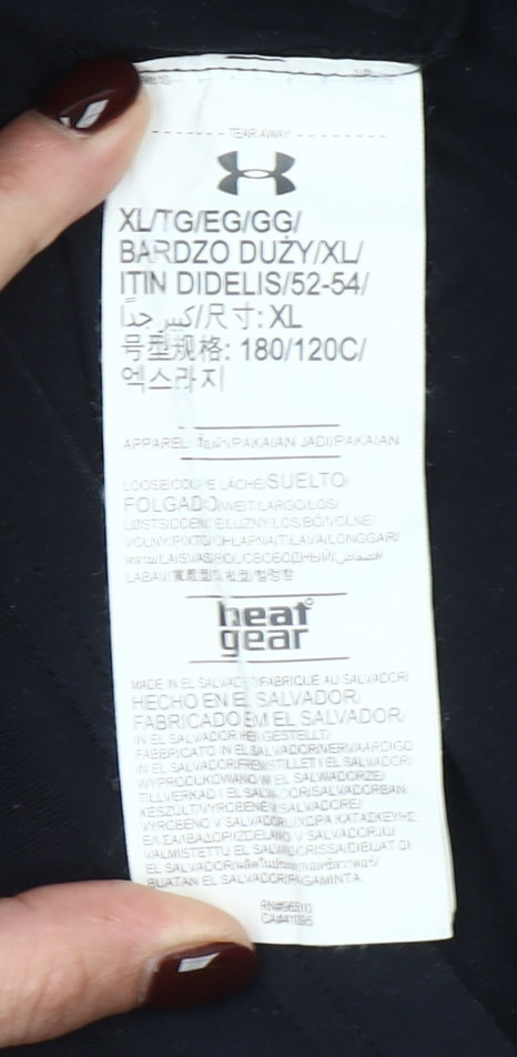 Under Armour Men's Black XL HeatGear Graphic Print Sports T-Shirt