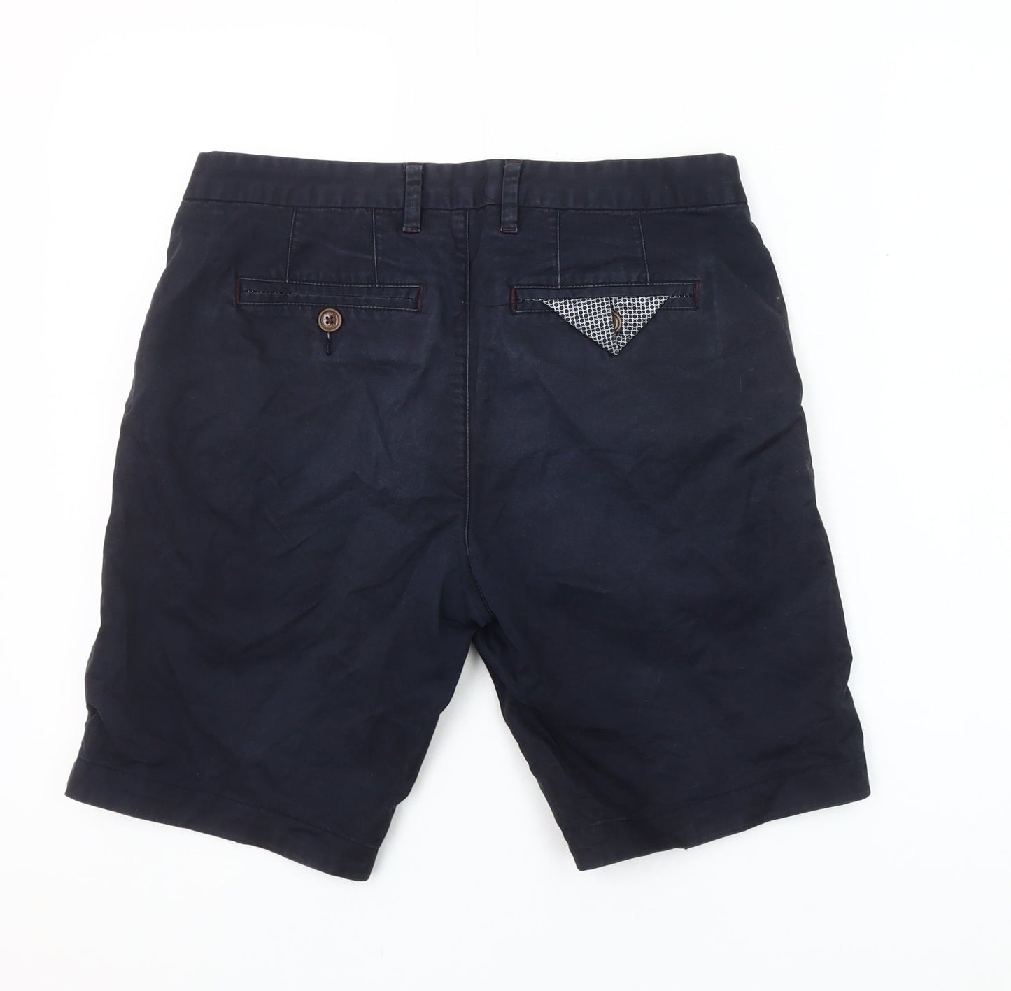 Ted Baker Men's Blue Chino Shorts Size 30 Regular Summer Smart Casual