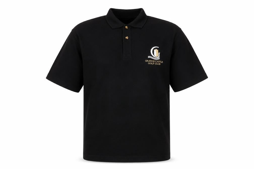 Kartel Classics Men's Black Golf Polo Shirt Medium Embroidered Logo