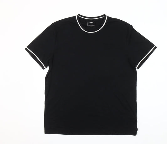 DKNY Men's Black Crew Neck Short Sleeve Jersey T-Shirt Size L