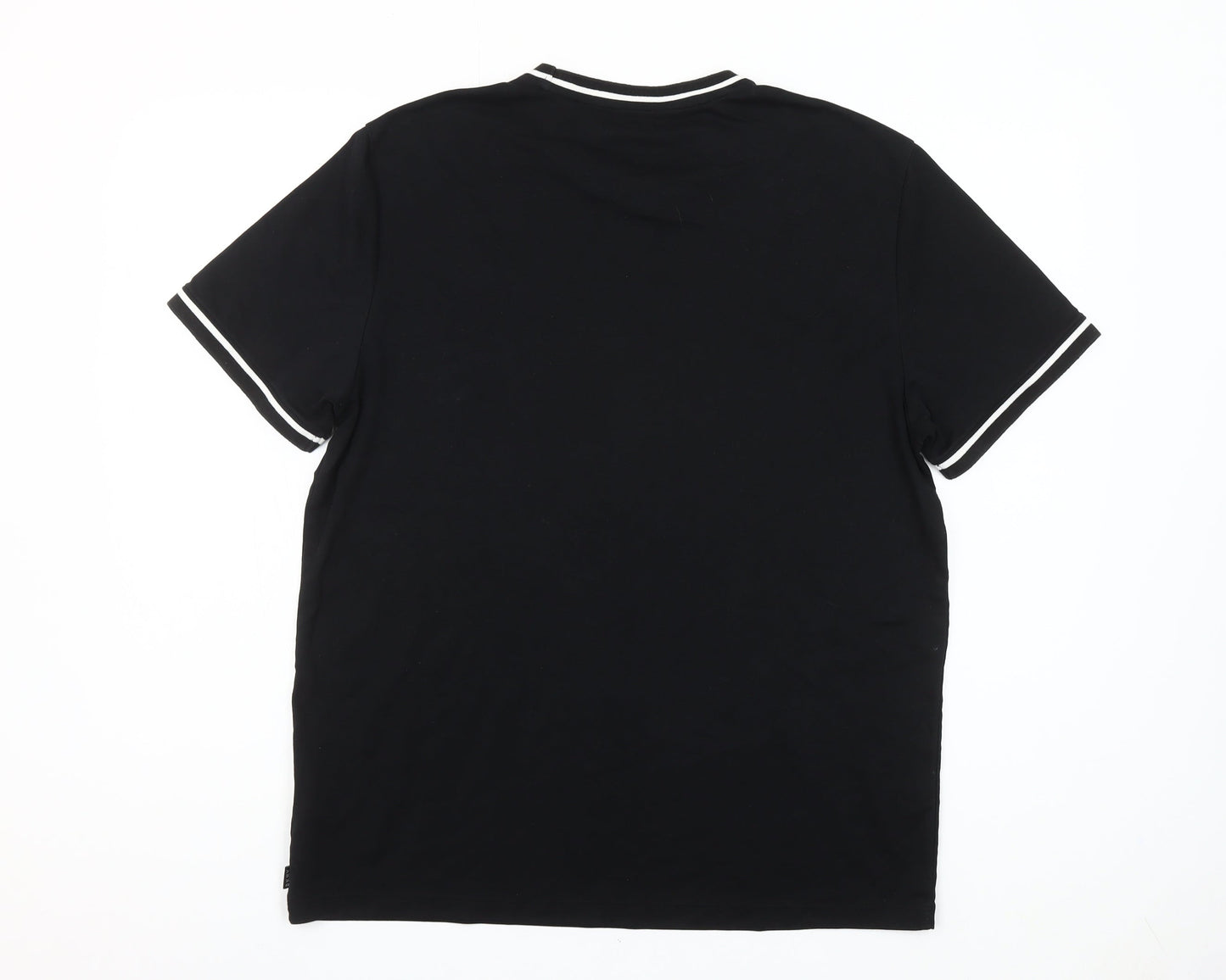 DKNY Men's Black Crew Neck Short Sleeve Jersey T-Shirt Size L