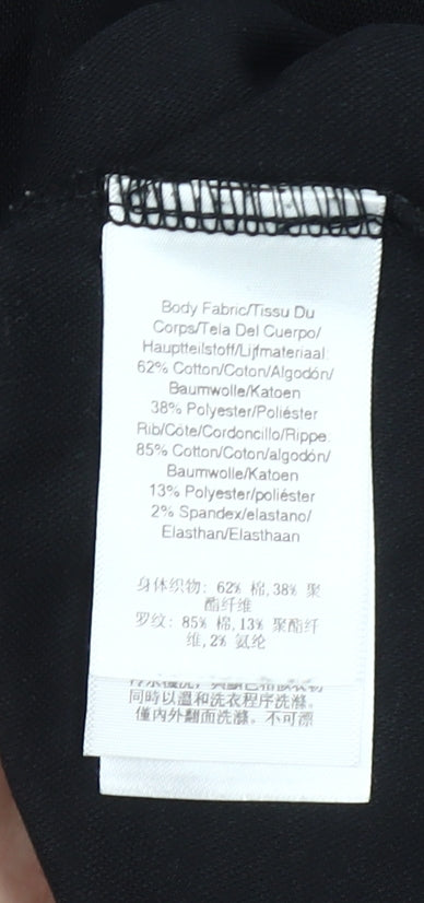DKNY Men's Black Crew Neck Short Sleeve Jersey T-Shirt Size L