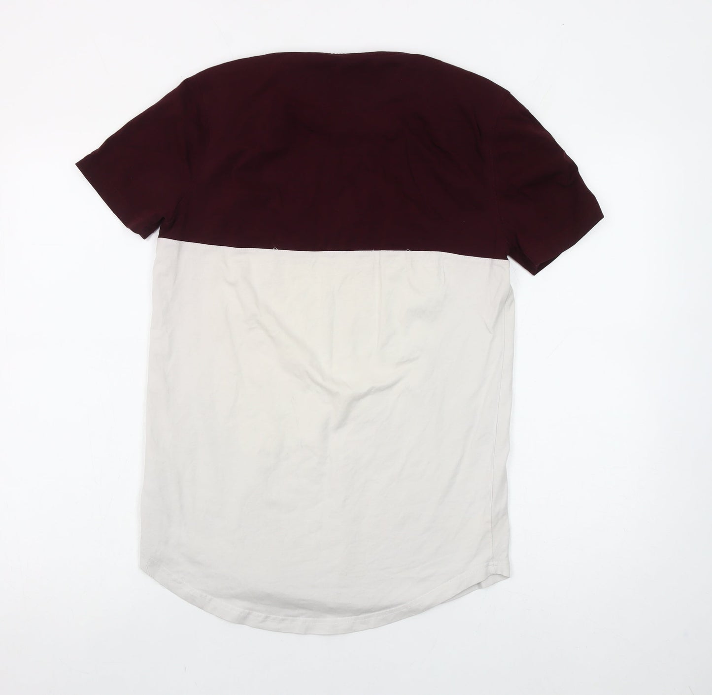 Bee Inspired Men's Multicoloured XS Slim Fit Colourblock T-Shirt