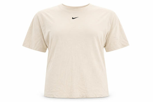 Womens UK Size S Nike Beige 100% Cotton T-Shirt