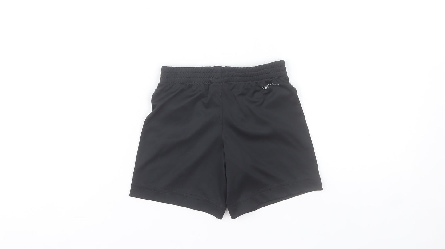 Nike Boys Black Dri-Fit Athletic Sports Shorts 3-4 Years