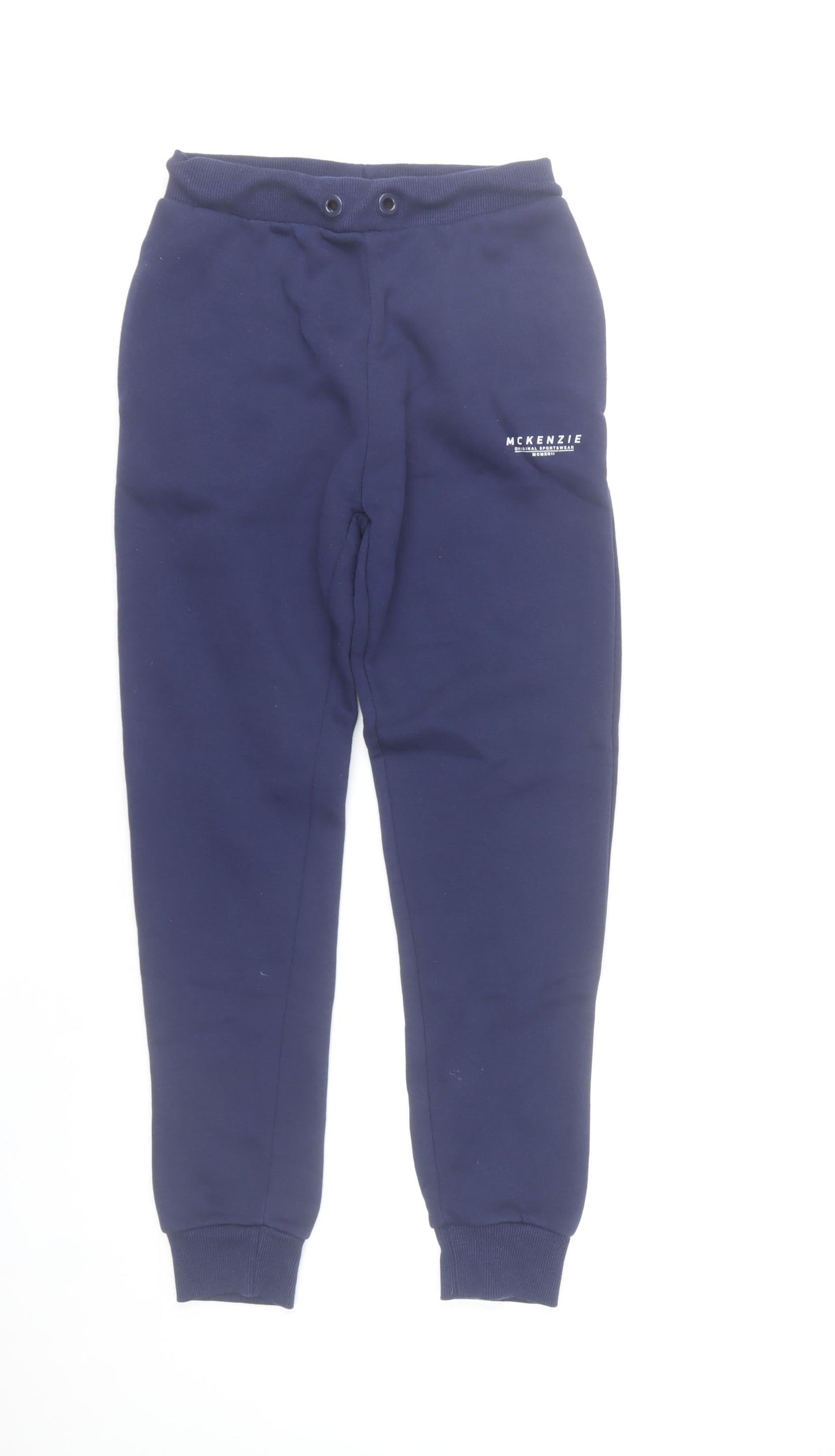 McKenzie Boys Blue Jogger Trousers 12-13 Years Comfortable Fleece Activewear