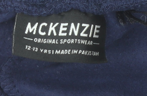 McKenzie Boys Blue Jogger Trousers 12-13 Years Comfortable Fleece Activewear