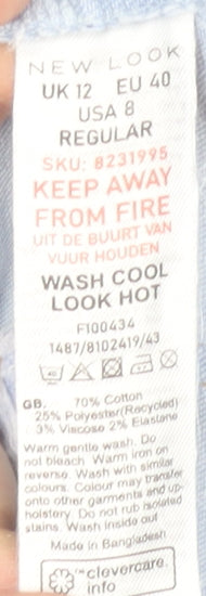 New Look Women’s Blue Skinny Jeans Size 12 Regular Fit