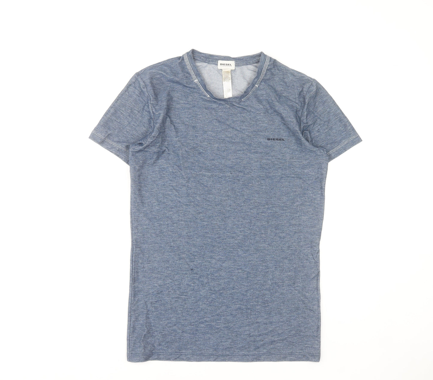Diesel Women’s Blue Slim Fit Short Sleeve T-Shirt Size S