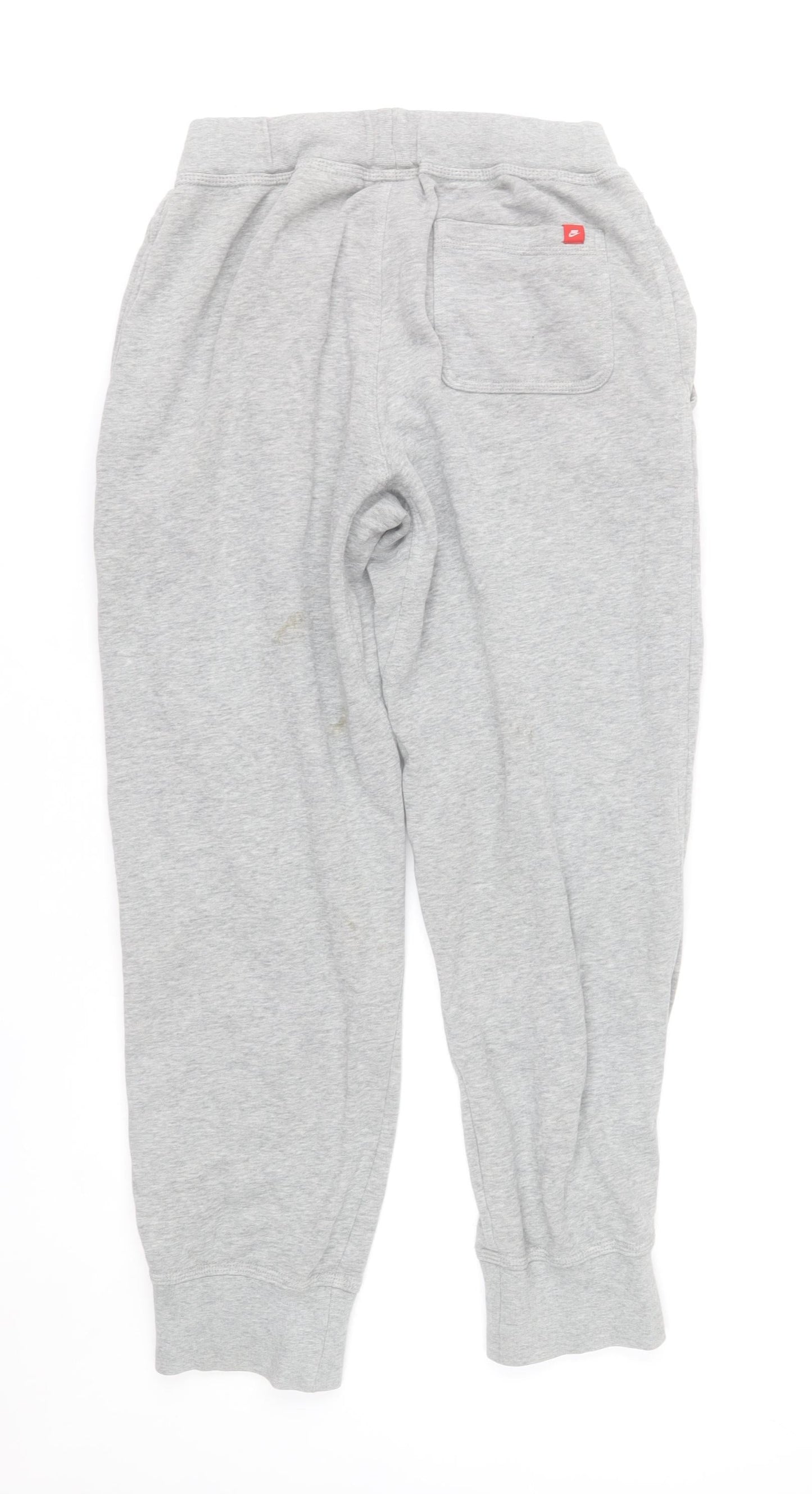 Nike Boys Grey Jogger Sweatpants 12-13 Years Cotton Blend Casual Trousers
