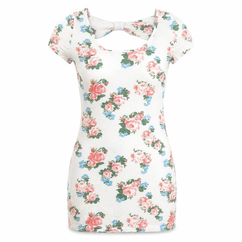 St Bernard for Dunnes Women’s White Floral Bodycon Dress Size 8