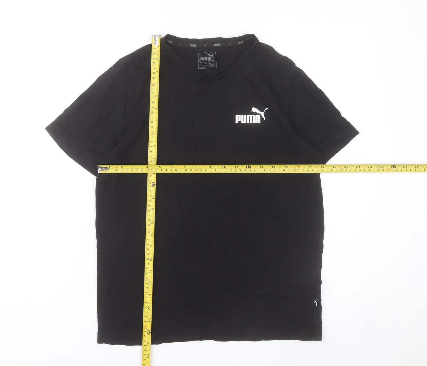 Puma Women’s Black Small Basic Cotton Sports T-Shirt