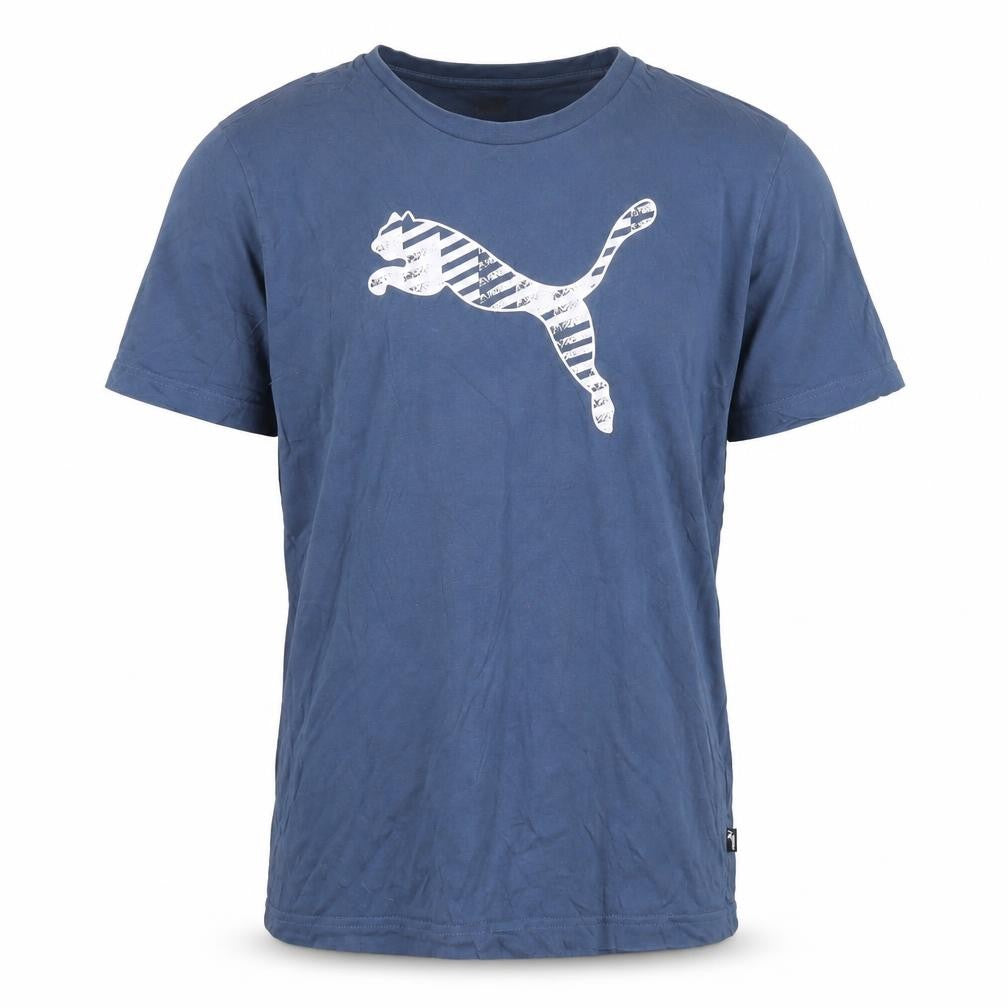 Mens UK Size S PUMA Blue  Cotton T-Shirt