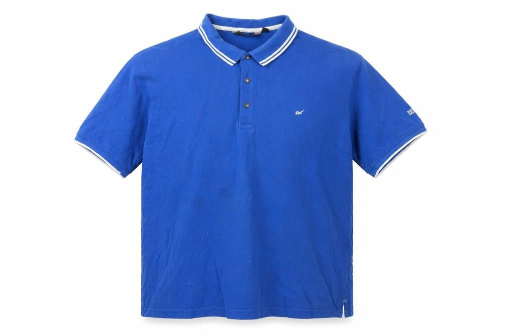 Regatta Great Outdoors Men's Blue 2XL Cotton Polo Shirt