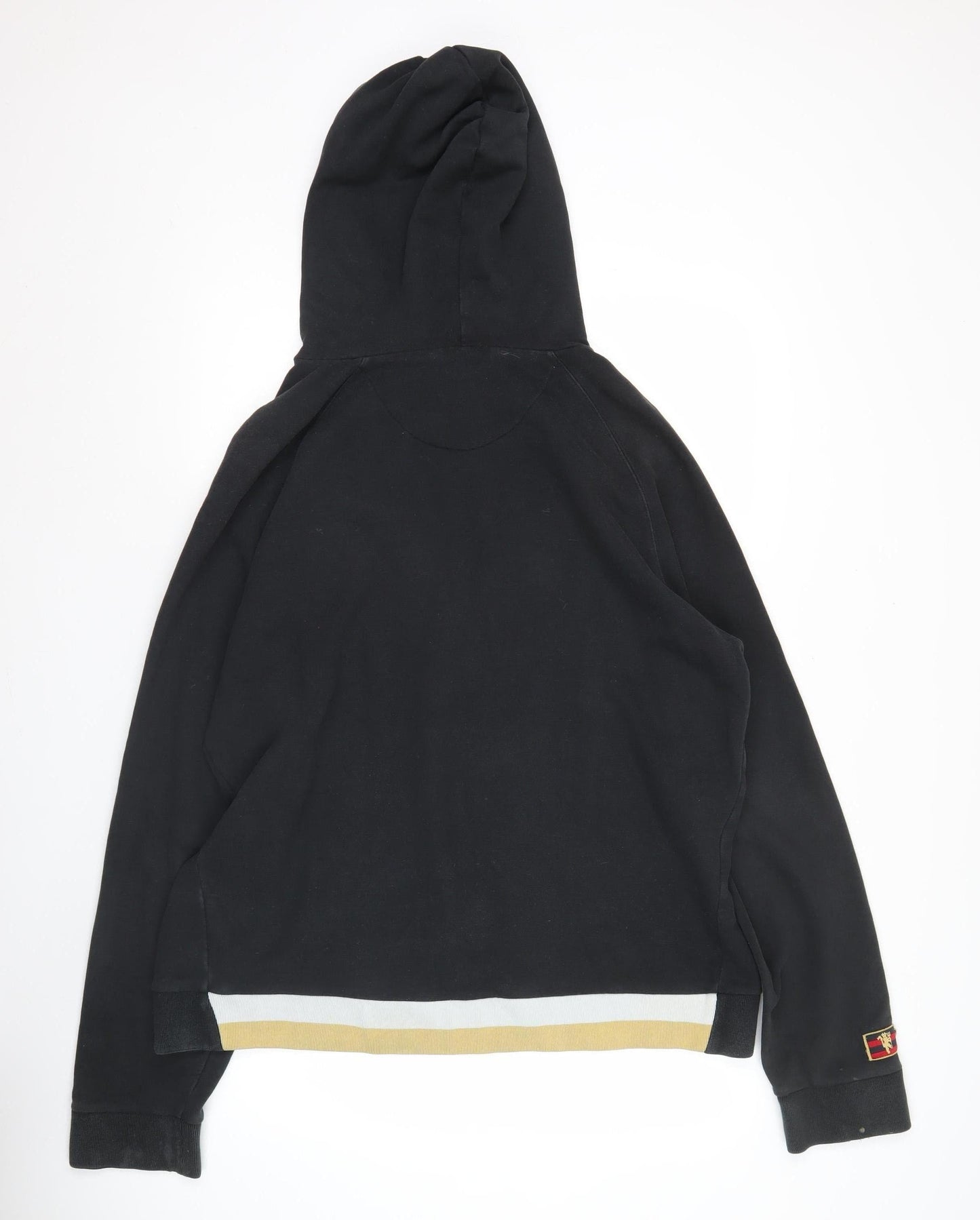 Nike Mens Black XL Pullover Hoodie MUFC Embroidered Sportswear