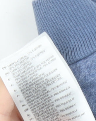 Adidas Boys Blue Jogger Sweatpants 2-3 Years Cotton Blend Activewear