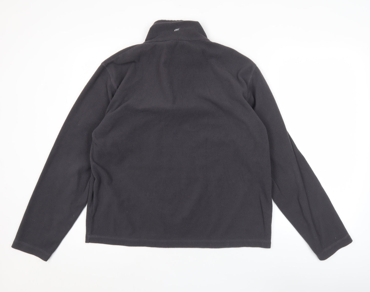 Regatta Mens Grey Fleece 1/4 Zip Pullover Sweatshirt M