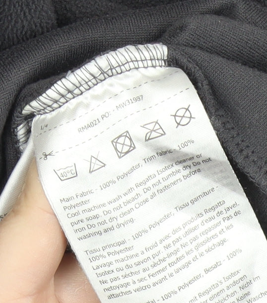 Regatta Mens Grey Fleece 1/4 Zip Pullover Sweatshirt M