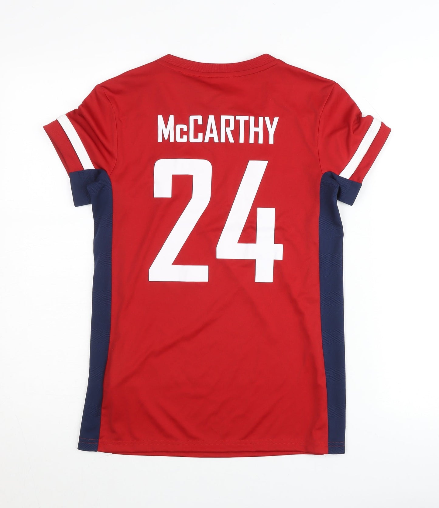 Adidas Boys Red XS ClimaCool Hockey Team Jersey T-Shirt