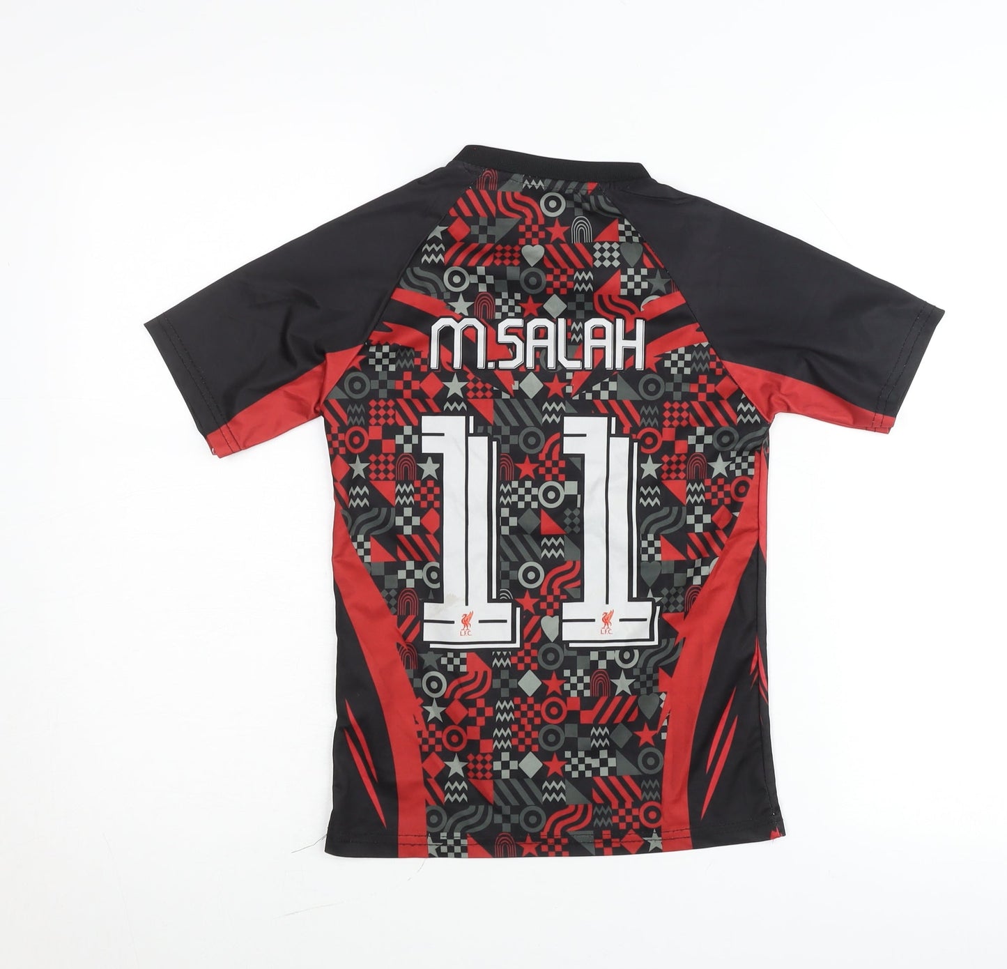 Nike Boys Black 8-9 Years Liverpool FC M. Salah #11 Football T-Shirt