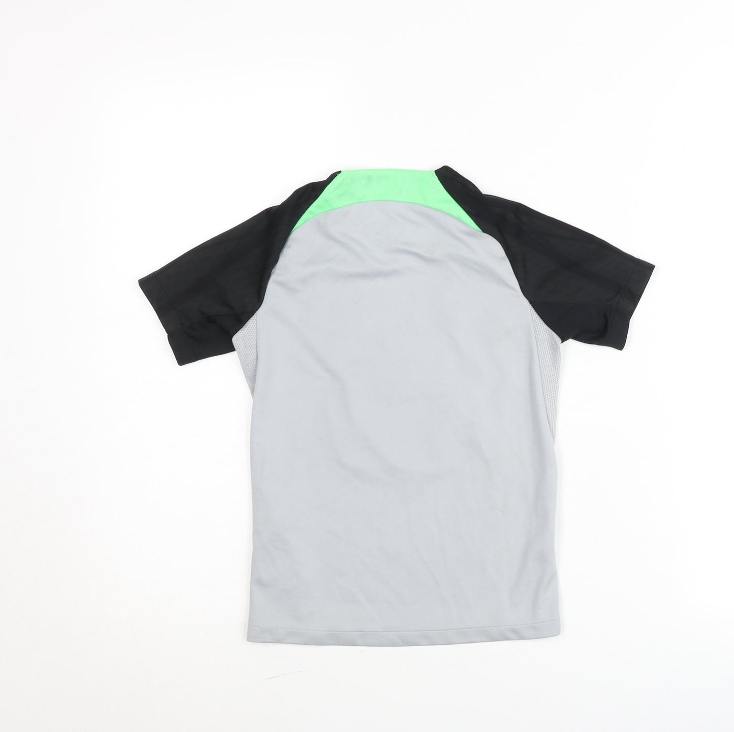 Nike Boys Grey Liverpool FC Dri-FIT Slim Fit T-Shirt XS 122-128cm