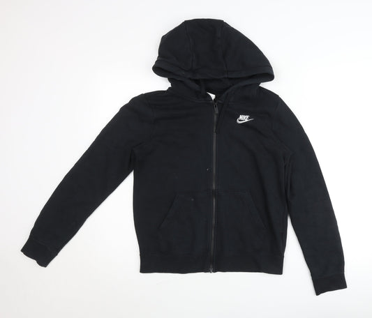 Nike Women's Black Fleece Full Zip Hooded Jacket XS