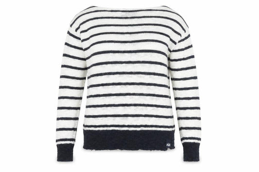 Womens UK S Relaxed Superdry White Pullover Loose-Knit