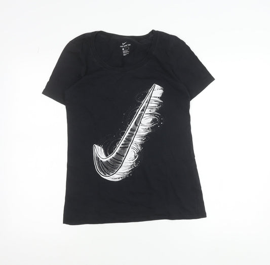 Nike Men’s Black S Athletic Fit Graphic Sports T-Shirt
