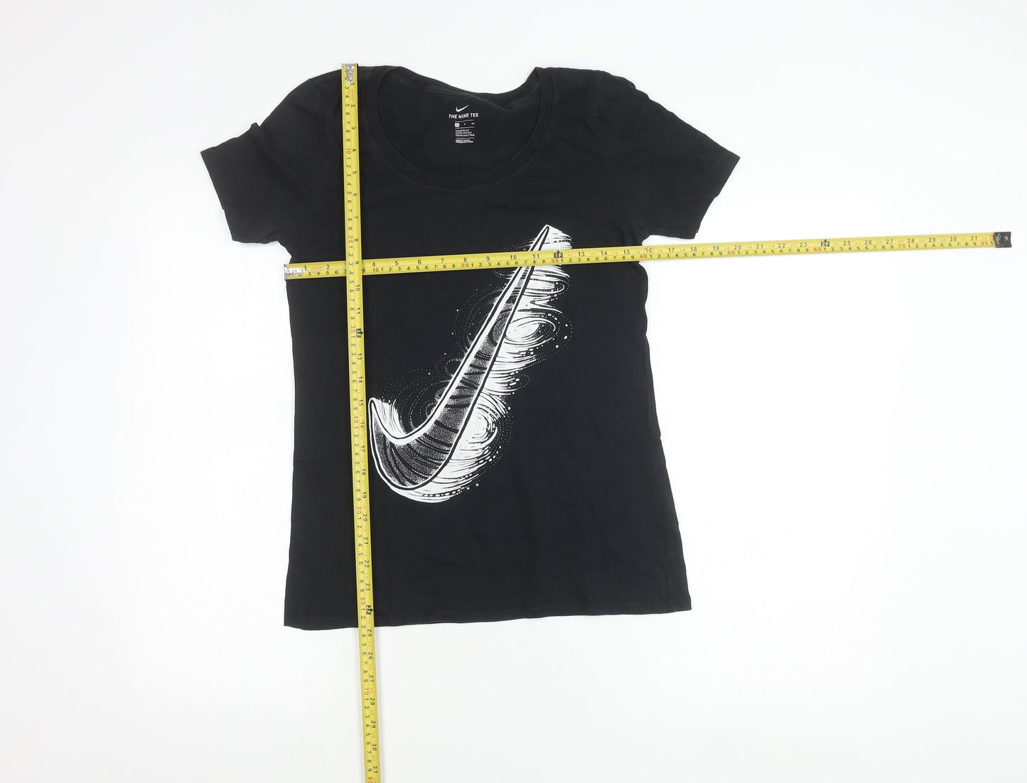 Nike Men’s Black S Athletic Fit Graphic Sports T-Shirt