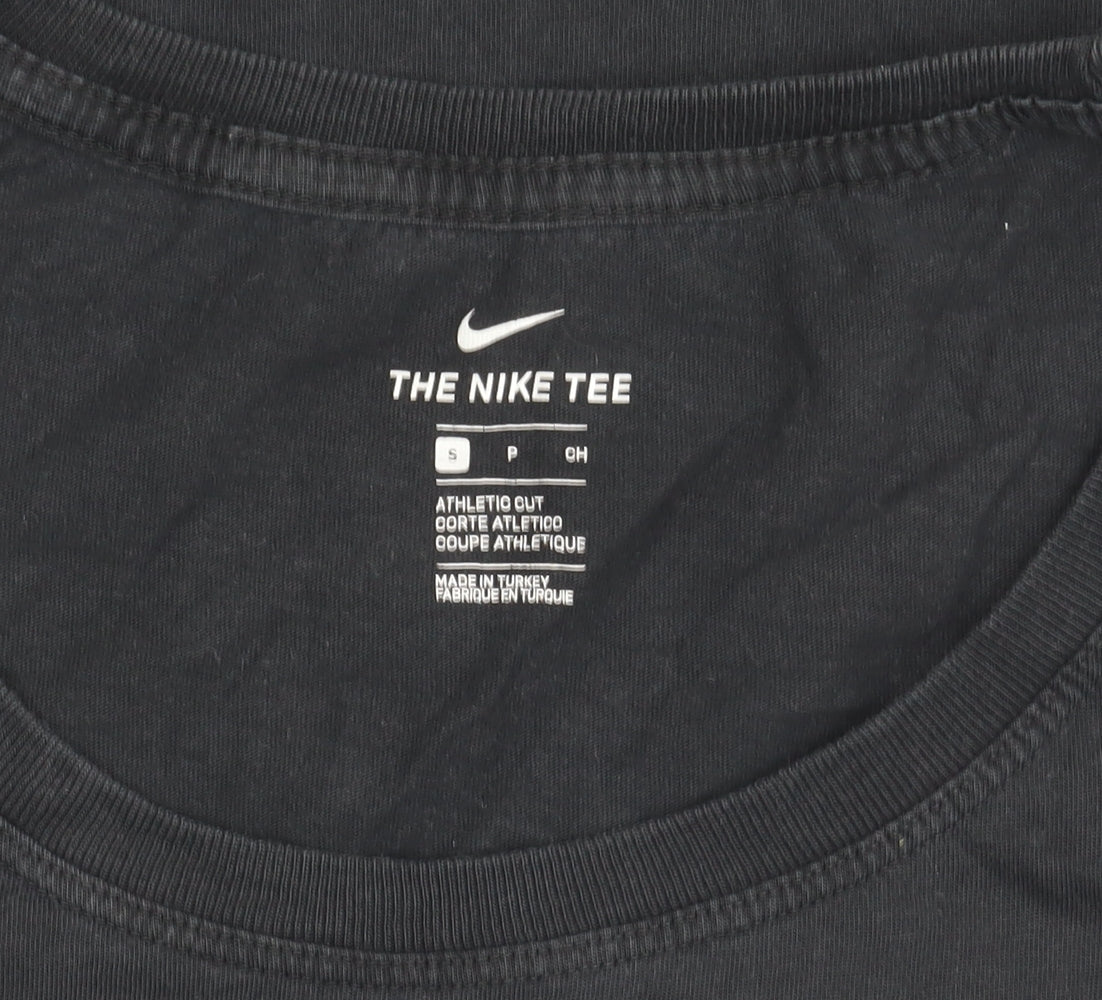 Nike Men’s Black S Athletic Fit Graphic Sports T-Shirt
