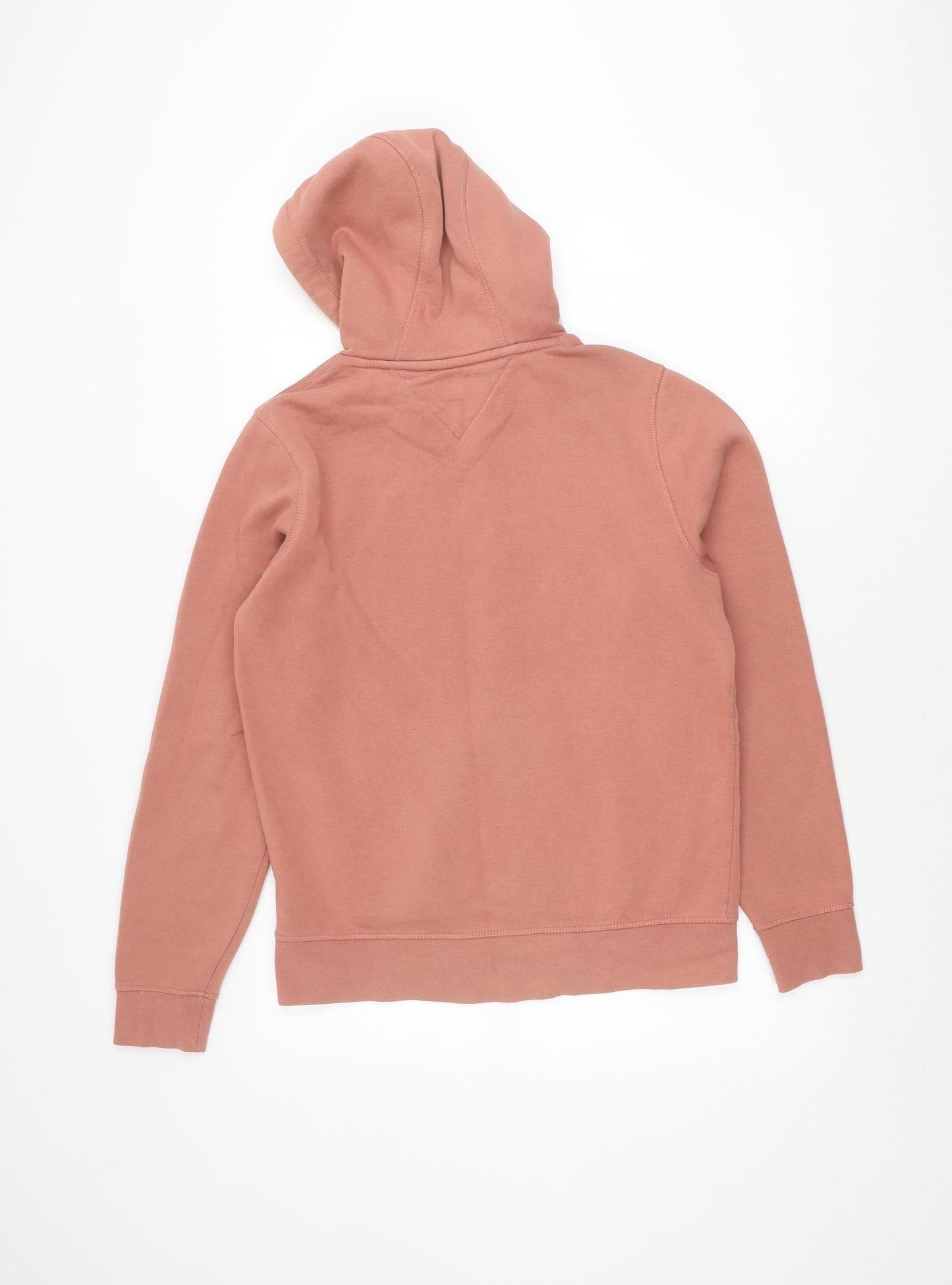 Tommy Hilfiger Women’s Pink Pullover Hoodie Small Cotton Blend