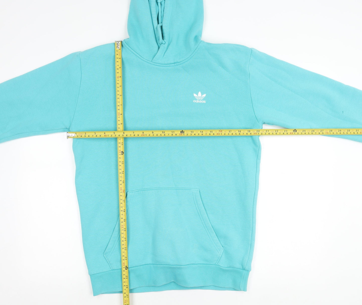 Adidas Men's Blue Pullover Hoodie Size S Regular Fit