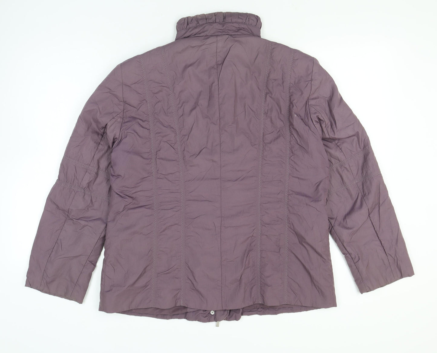 Gerry Weber Womens Purple Mid-Length Puffer Jacket Size 18