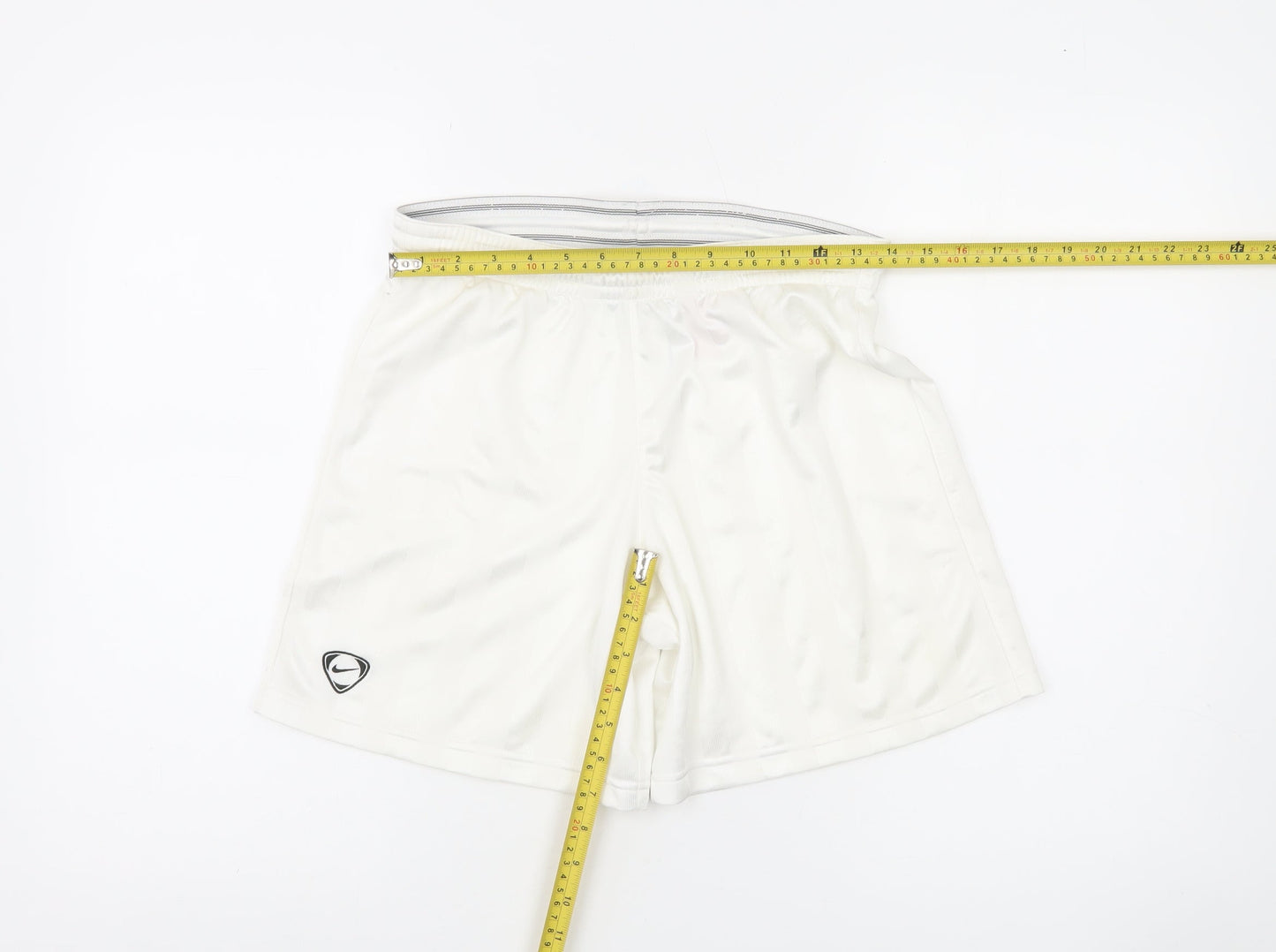 Nike Boys White L (12-13 Years) Athletic Activewear Shorts Lightweight