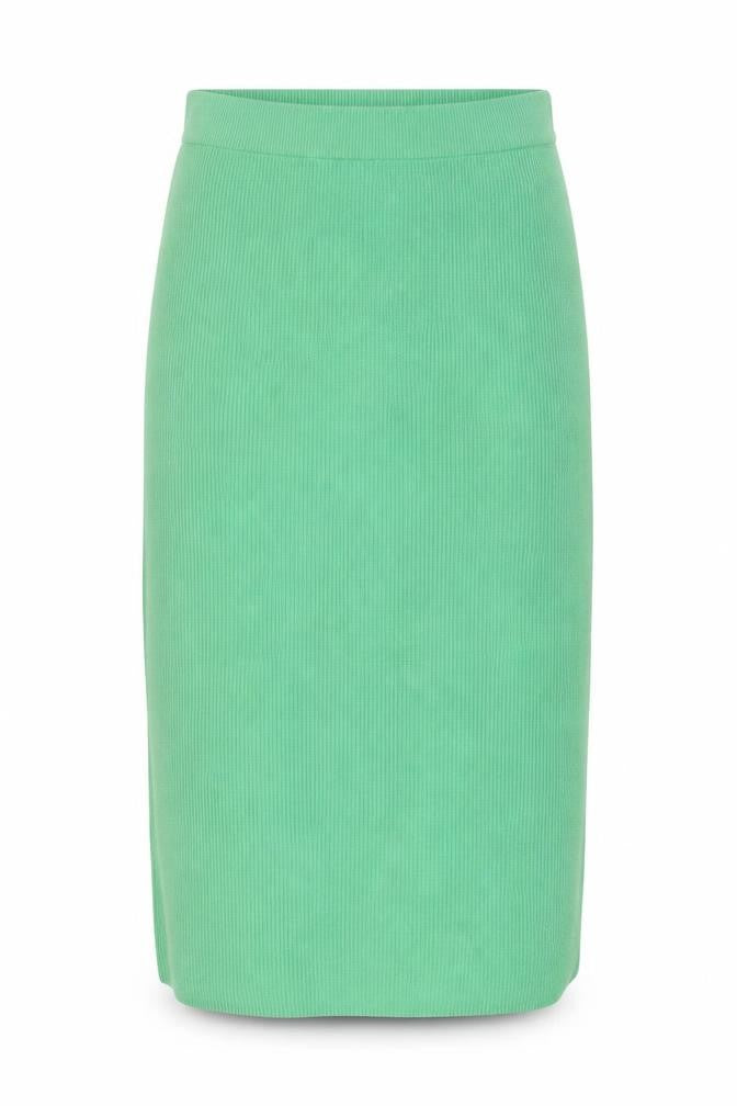 Marks and Spencer Women’s Green Rib Knit Midi Pencil Skirt Size M