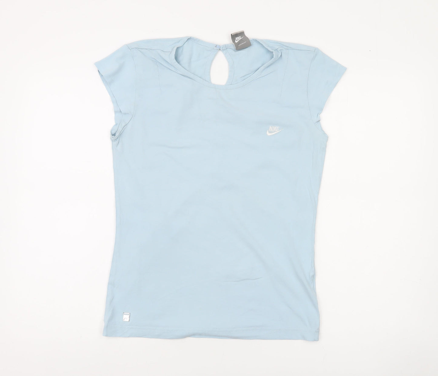 Nike Women's Blue Short Sleeve Slim Fit T-Shirt XL