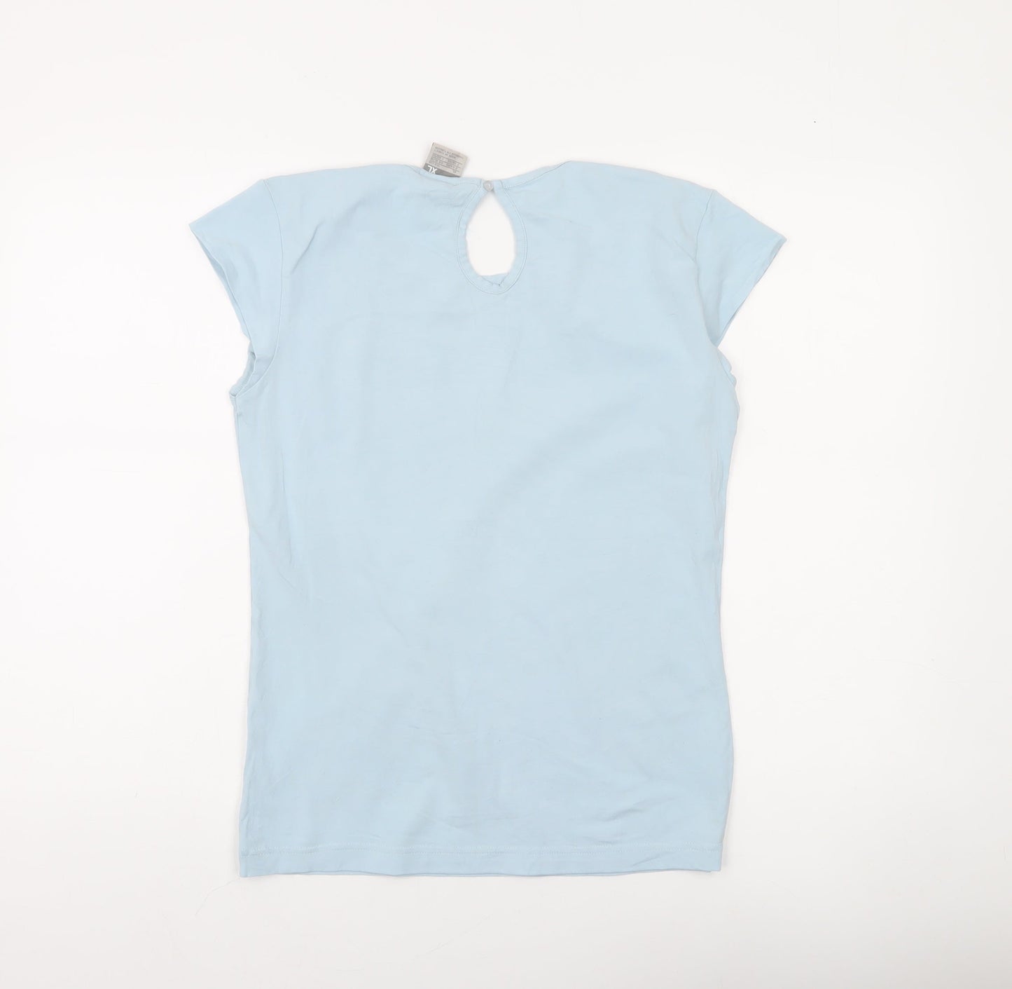 Nike Women's Blue Short Sleeve Slim Fit T-Shirt XL