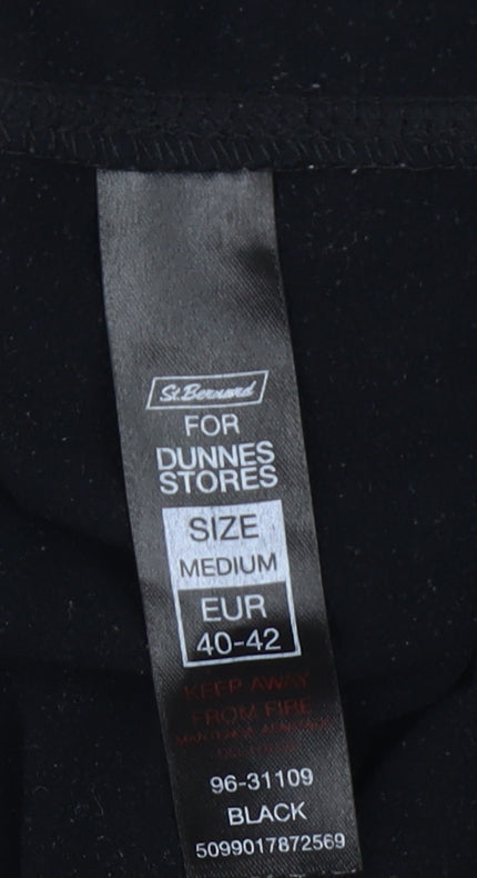 Dunnes Stores Womens Black Quilted Softshell Puffer Jacket Size 14